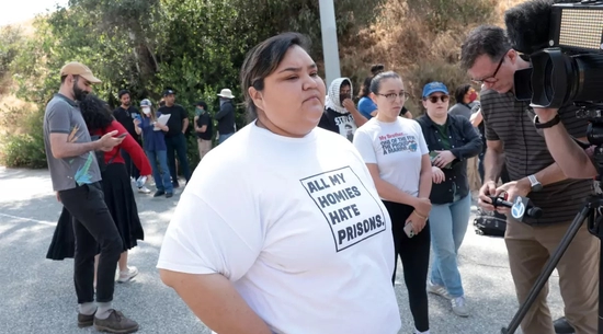 Councilmember Hernandez stands outside of Dodgers Stadium