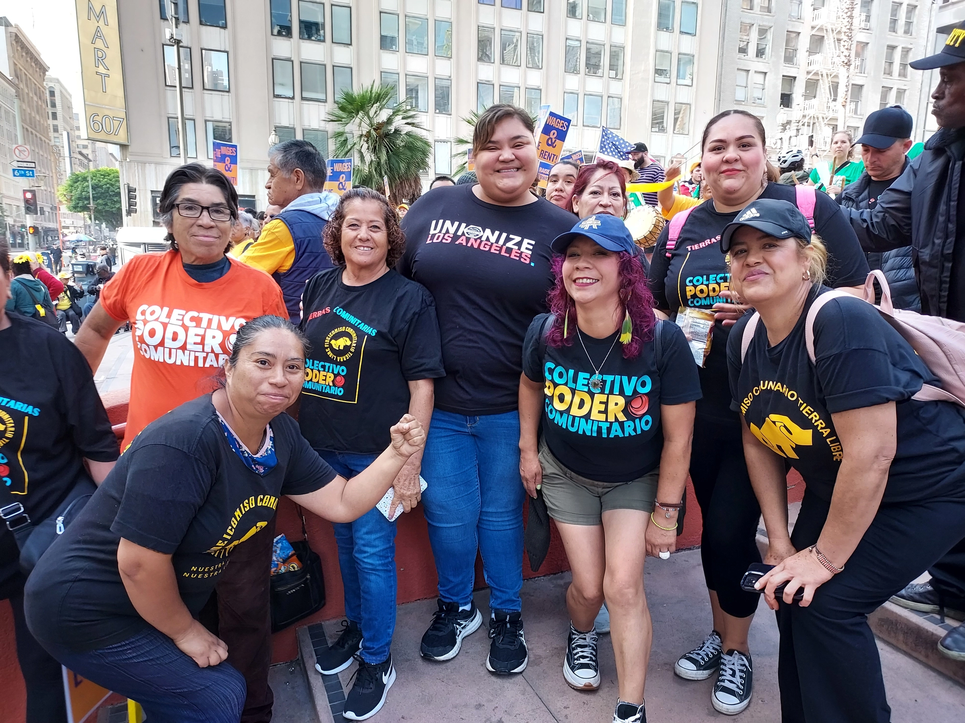 Councilmember Hernandez at Tenant March