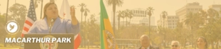 Hero Image of Councilmember Hernandez in MacArthur Park