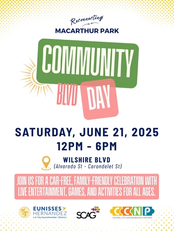 Reconnecting Macarthur Park Community Blvd Day